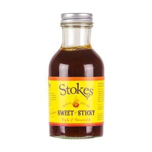 STOKES BBQ Sauce Sweet & Sticky 250ml leichte Süße mit kräftigem Raucharoma