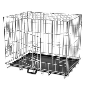 Hochwertigen Faltbare Hundebox Hundekäfig Hundetransportbox Metall M