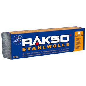 RAKSO® Stahlwolle Sorte 4   Paket mit 200 g  010406