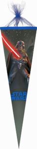Nestler Schultüte / Zuckertüte 50 cm rund  Star Wars  mit Tüll/Textilborte-Verschluß  Lizenz:Disney