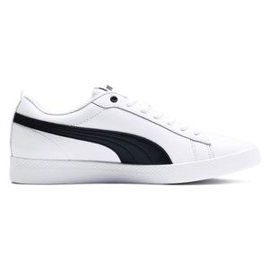 Puma Smash Wns v2 L sportovní obuv v plus velikostech bílá 365208-01 velké dámské boty
