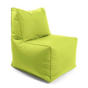 mokebo® Outdoor Sitzsack-Sessel für Balkon & Garten 'Der Ruhepol', Bean Bag mit EPS-Perlen Füllung, Sessel, Zockerstuhl, Zockersessel, Gaming Sitzsack oder leichter Relaxsessel, Grün