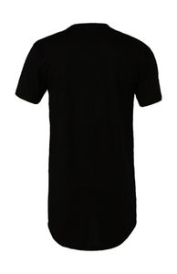 Bella Men`s Long Body Urban Tee Herren T-Shirt, Größe:M, Farbe:Schwarz