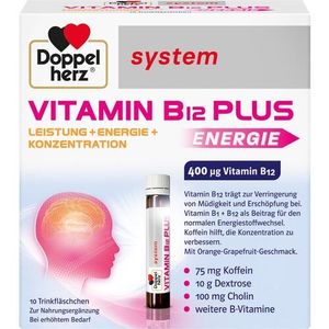 Doppelherz Vitamin B12 Plus systém Ampule na pití 10X25 ml