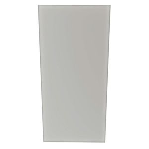 Fenix Infrarotheizung ECOSUN Platinum Grey 500 Watt (120 x 40 x 3,9cm), für Bad, Wohnraum, Schlafzimmer - Oberfläche aus Glas