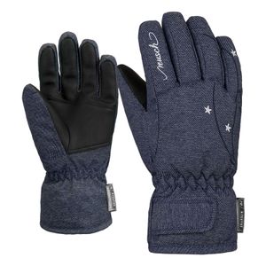 Reusch Mädchen Skihandschuhe Winterhandschuhe Handschuhe Alice R-TEX® XT Junior, Farbe:Blau, Artikel:-4514 denim blue, Größe:4.5