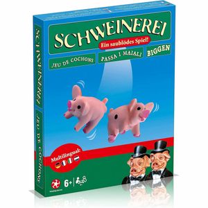 Winning Moves Schweinerei, kultovní hra, hra v kostky, hra v kostky, společenská hra, WM03291-ML1-12
