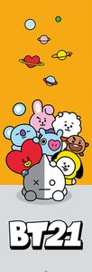 BT21 Türposter Group  53 x 158 cm