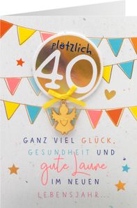 GRUSS&CO Grußkarte  40. Geburtstag