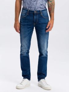 Cross Jeans Herren Slim Fit Jeans Hose E 198-024-DAMIEN DARK BLUE W34/L36