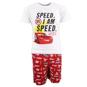 Disney Cars Lightning McQueen Kinder Pyjama Schlafanzug – Rot / 128