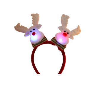 Weihnachten LED Haarreif, Weihnachten Haarschmuck Haarband Stirnband Kopfschmuck Kopfbedeckung Xmas Party Kostüm Zubehör, 8#