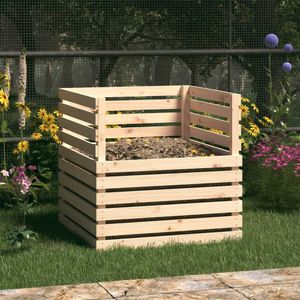vidaXL Kompostér 80x80x78 cm borovicový masiv