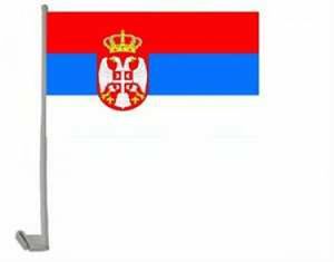 Autoflagge Serbien 30 x 40 cm Autofahne Fahne Flagge Fenster Fensterflagge Fensterfahne Fanflagge Fanfahne Scheibenfahne Scheibenflagge WM EM