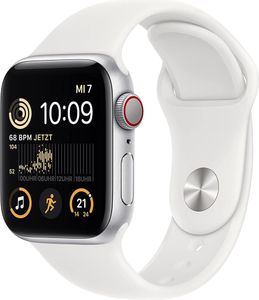 Apple Watch SE GPS+Cell 40mm Alu Silver/White Sport Band