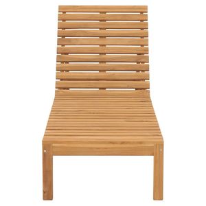 vidaXL Sonnenliege Massivholz Teak