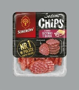 Salami-Chips Schinken-Käse 60G Salami von Debica