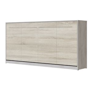 SMARTBett Standard Komfort Lattenrost 90x200 Horizontal Komfort Beton/Eiche Sonoma