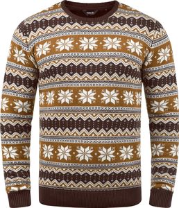 SOLID SDWinno Herren Weihnachtspullover Norweger-Pullover Winter Strickpullover Grobstrick Pullover mit Rundhalsausschnitt