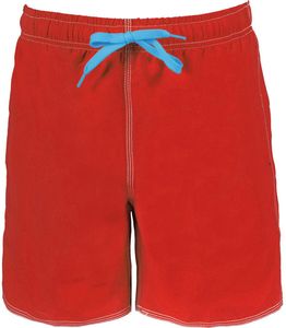 arena Fundamentals Solid Schwimm-Boxershorts Herren red-turquoise Größe XL