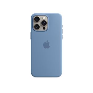 Apple iPhone 15 Pro Max Silikon Case mit MagSafe Winterblau iPhone 15 Pro Max