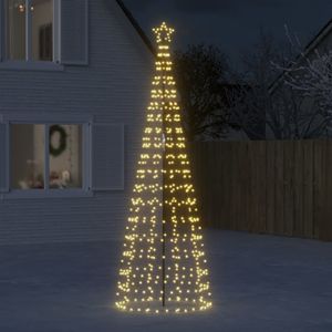 LED-Weihnachtsbaum mit Erdspießen 570 LEDs Warmweiß 300 cm - 2023 Neu