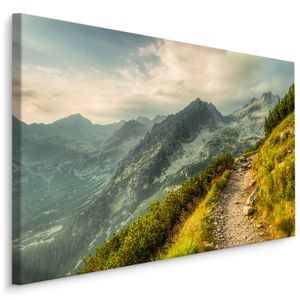 Fabelhafte Canvas LEINWAND BILDER 120x80 cm XXL Kunstdruck Natur Berge Landschaft