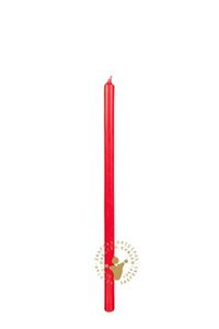Spaghetti-Kerzen Rot 280 x 12 mm, 6 Stück, Extra dünne und lange Stabkerzen