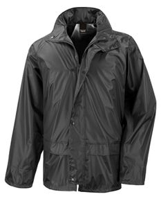 Herren Waterproof Over Jacket - Farbe: Black - Größe: L
