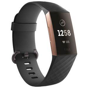 Pro Fitbit Charge 3 / 4 Plastový / silikonový náramek pro ženy / velikost S Black Watch