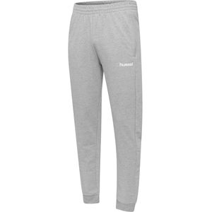 hummel GO Baumwoll Jogginghose Kinder grey melange 140