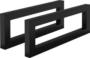ML-Design sada 2 nástěnných držáků na umyvadlo, 40x15 cm, černá, z oceli ML-Design sada 2 nástěnných držáků na umyvadlo, 40x15 cm, černá, z oceli