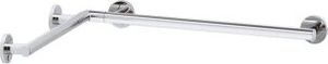 Keuco Plan Care Dusch- und Wannenhandlauf 797 x 797 mm Aluminium silber-eloxiert/verchromt - 34911176600