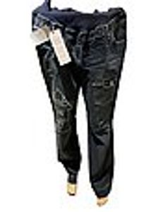 Tehotenské nohavice 12-21012 Collection Linique Jeans s potlačou - veľkosť 46