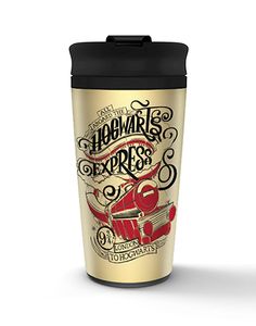 Harry Potter Metal Travel Mug Coffee-To-Go-Becher Hogwarts