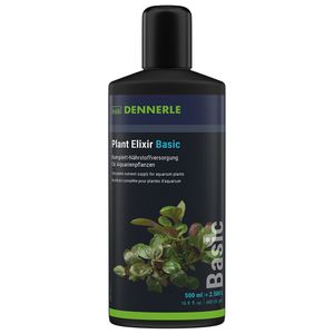 Dennerle Plant Elixir Basic, 500 ml - Komplett-Nährstoffversorgung für Aquarienpflanzen, Universaldünger für sattgrüne Blätter
