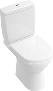 Villeroy & Boch Stand-WC Compact O.NOVO tief, 360 x 610 mm, spülrandlos, DirectFlush weiß