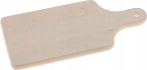 Deska drewniana tradycyjna DO KROJENIA z rączką 36 x 16 cm KUCHENNA bukowa