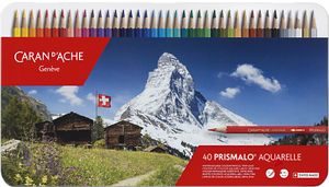 CARAN D'ACHE Buntstifte PRISMALO 40er Metalletui