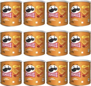 Pringles Sweet Paprika Stacking Crisps słodkie i pikantne 40g opakowanie 12 sztuk
