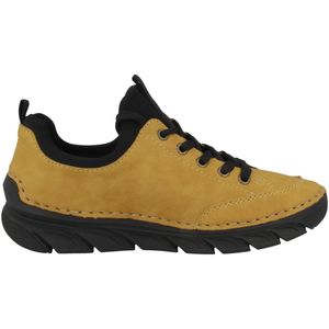 Rieker Damen Halbschuhe Schnürschuhe Sneaker 55073, Größe:39 EU, Farbe:Gelb