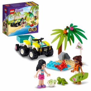 LEGO 41697 Friends Schildkröten-Rettungswagen mit Meerestieren und Geländewagen
