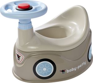BIG Baby Töpfchen Grau - Kleinkind Potty mit Lenkrad in Grau