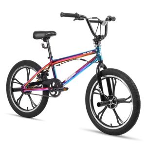 HILAND 20 Zoll Kinder BMX Fahrrad mit 5 Speichen, für Jungen Mädchen ab 7-13 Jahre alt, Farbig