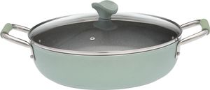 PFAS-freie Schmorpfanne Ø 24 cm mit Deckel - Primecook - Gas und Induktion - sichere und strapazierfähige Ecoshield Antihaftbeschichtung - Vorteilset