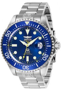 Invicta Grand Diver 27611 Herren armbanduhr - Automatikuhr - Edelstahl mit blauen zifferblat - 47mm