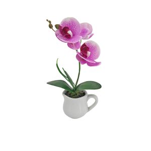 Kunstblume pink Orchidee im Topf Leilani NTK-Collection