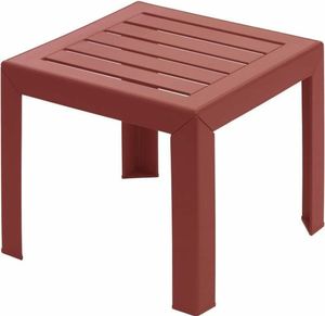 Beistelltisch Grosfillex Miami Rot 40 x 40 x 41 cm