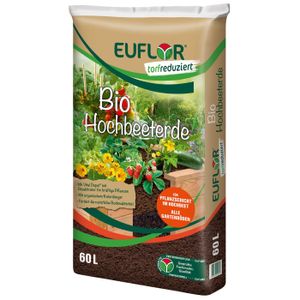 EUFLORHochbeeterde & Gartendböden torfreduziert, 60 Liter