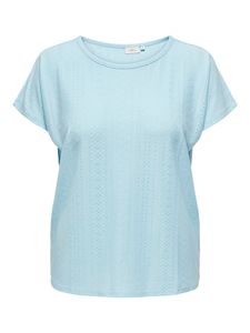 Only CARZABBI LIFE SS V-NECK IN ONE TOP Crystal Blue L